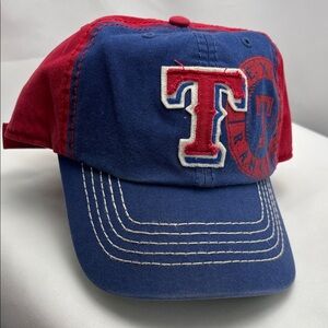 47 Brand Texas Rangers Blue and Red Baseball Cap